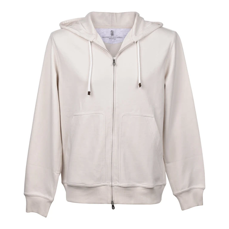 Rope Zip-Up Hooded Sweatshirt