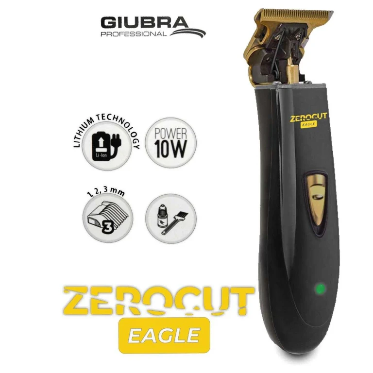 Hair Clipper Giubra Zerocut Eagle Col. Black