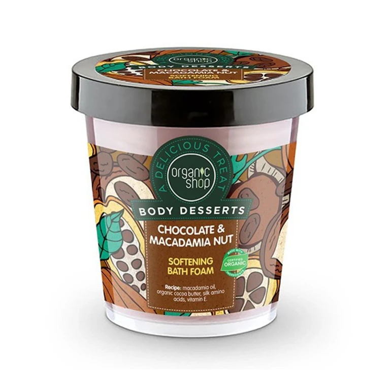 Body Deserts Chocolate Bath Mousse Macadamia 450ml