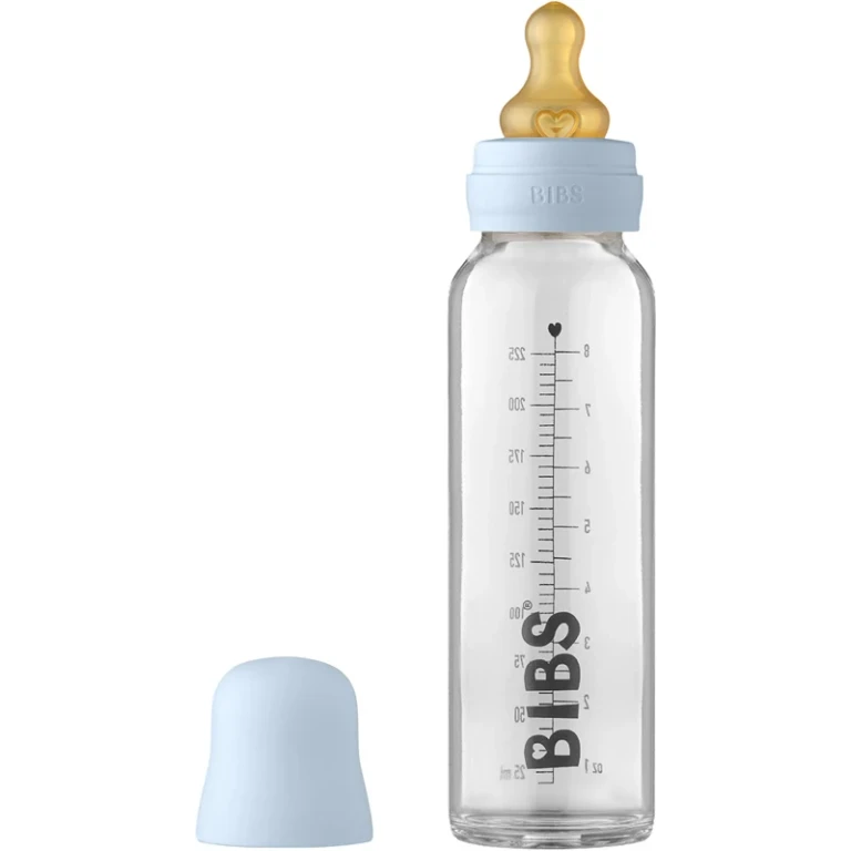 Baby Glass Bottle 225 ml Baby Blue Bottle 225 ml