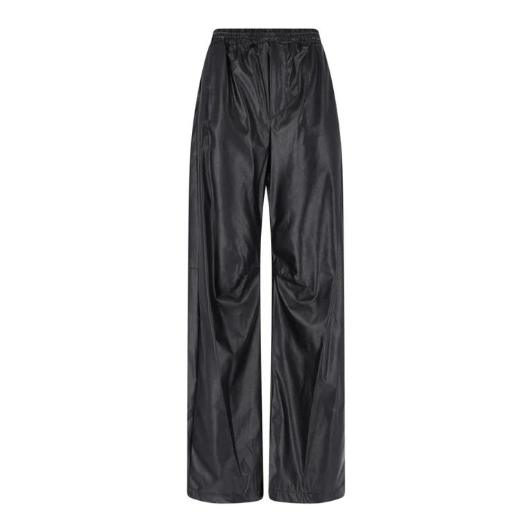 Pantalon en cuir MM6 Maison Margiela - Noir