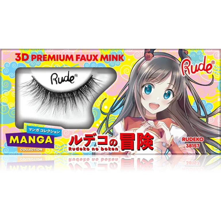 Manga Collection 3D Premium False Eyelashes Rudeko Type 2 Pieces