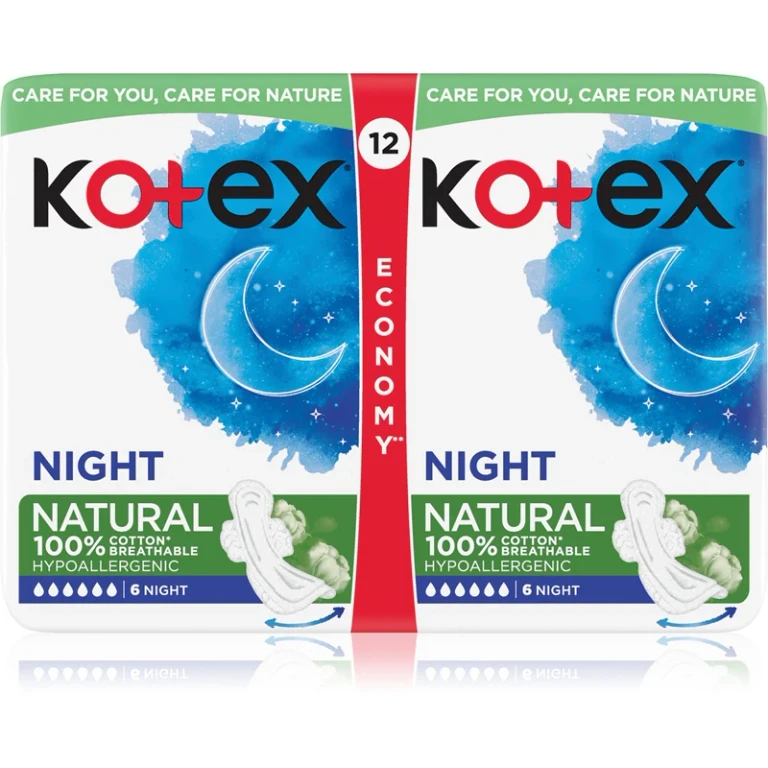 Natural night pads 12 pieces