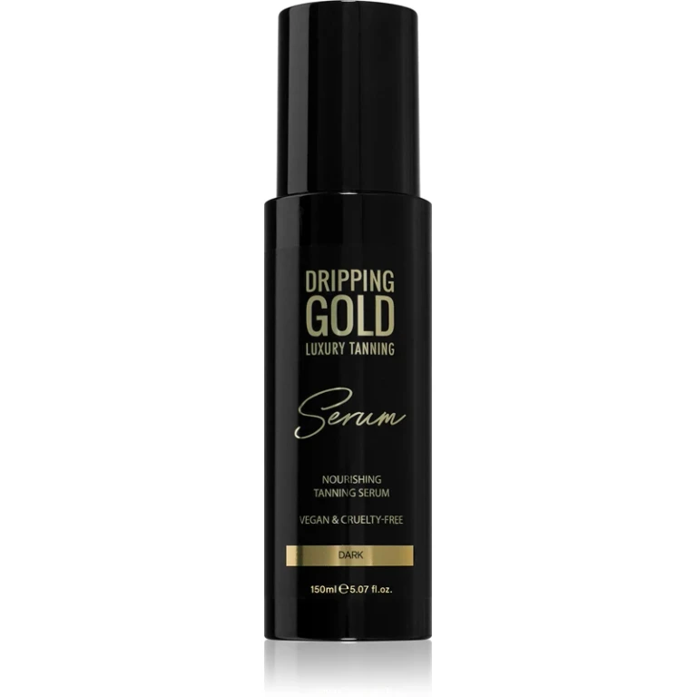 Luxury Tanning Self-Tanning Serum Preparation For Body And Face Dark Color 150 Ml