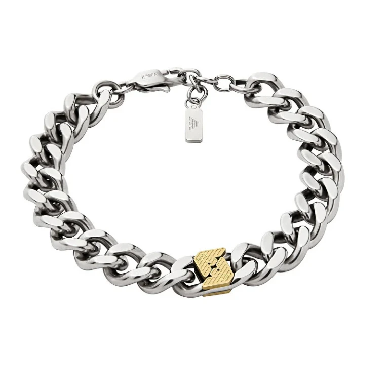 Two-Tone Solid Bracelet For Men Egs3186040