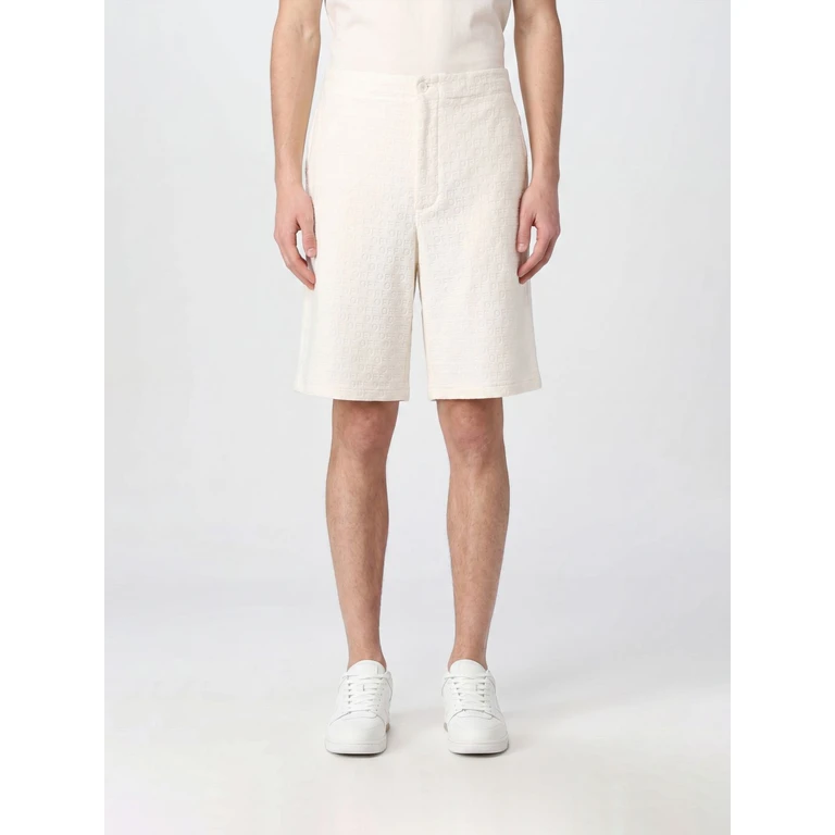 OFF-WHITE Shorts Men color Yellow Cream (44XCB092C9J00101100A00)