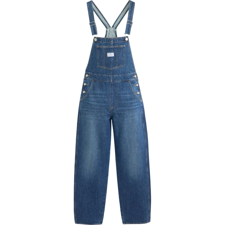 Vintage Denim Overalls - Women's