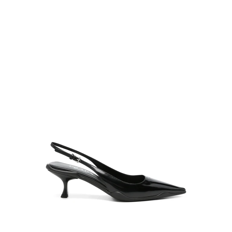Pointed-toe Slingback Pumps