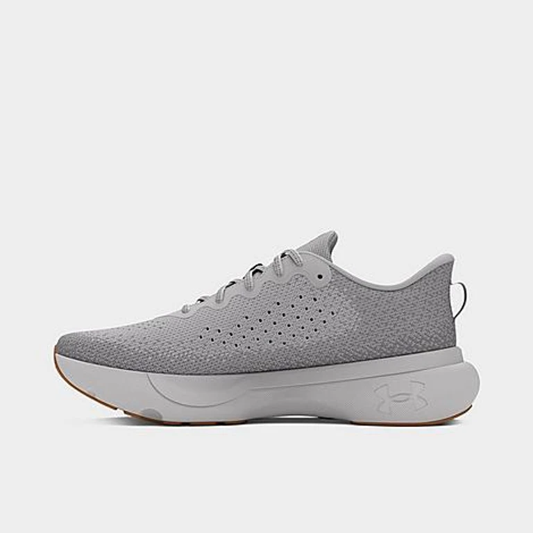 Men's UA Infinite Running Shoes in Halo Grey/Steel/Halo Grey Size: 7.0