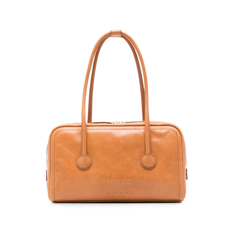 Logo-debossed Leather Tote Bag