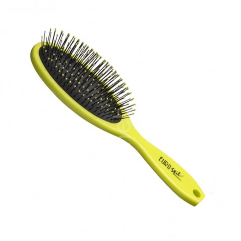 Medium oval brush Eurostil verde fluorescent 1 unit