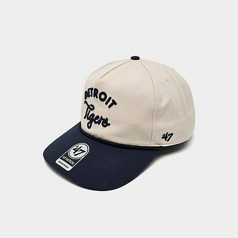 '47 Detroit Tigers MLB Rope Script Hitch Snapback Hat