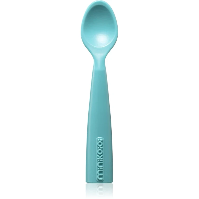 Silicone spoon Aqua green