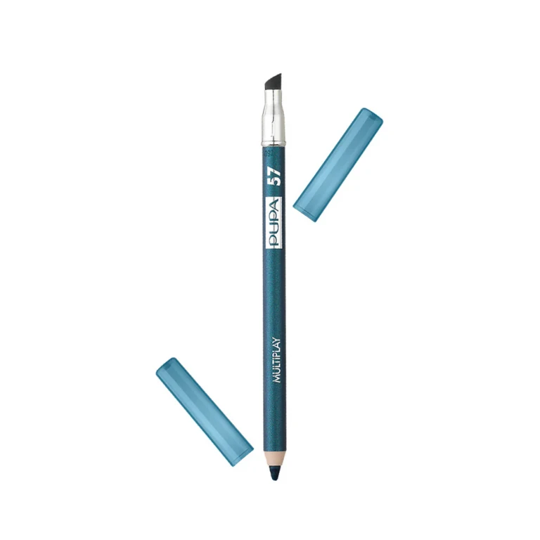 , Multiplay, Double Tip, Eyeshadow and Eyeliner Kajal 2-in-1 57, Petrol Blue, 1.2 g