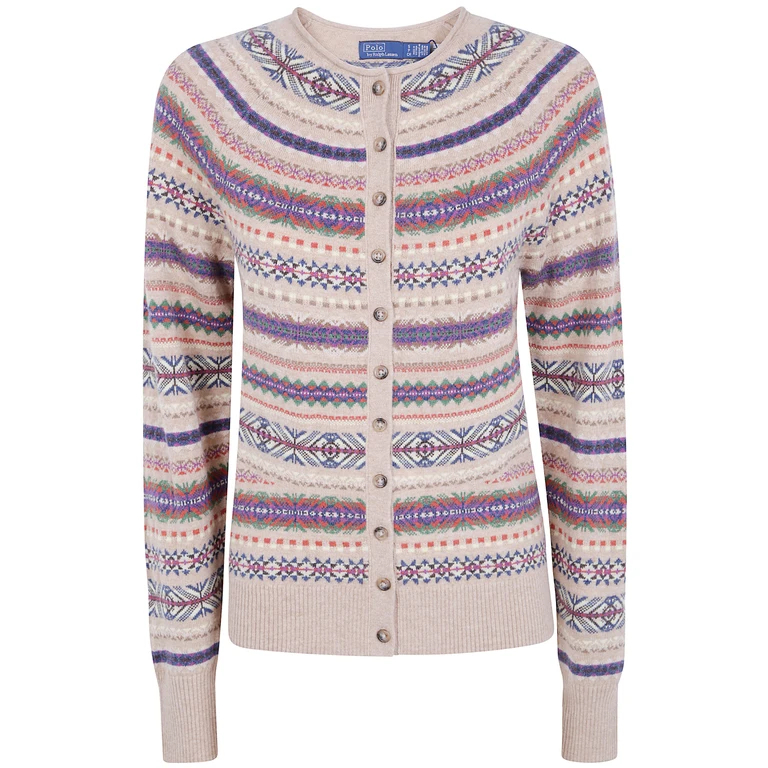 Sweater Cardigan "211B17769 001 Tan Multi"
