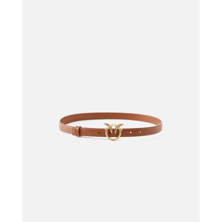 Cintura in pelle Pinko con fibbia metallica Love Birds
