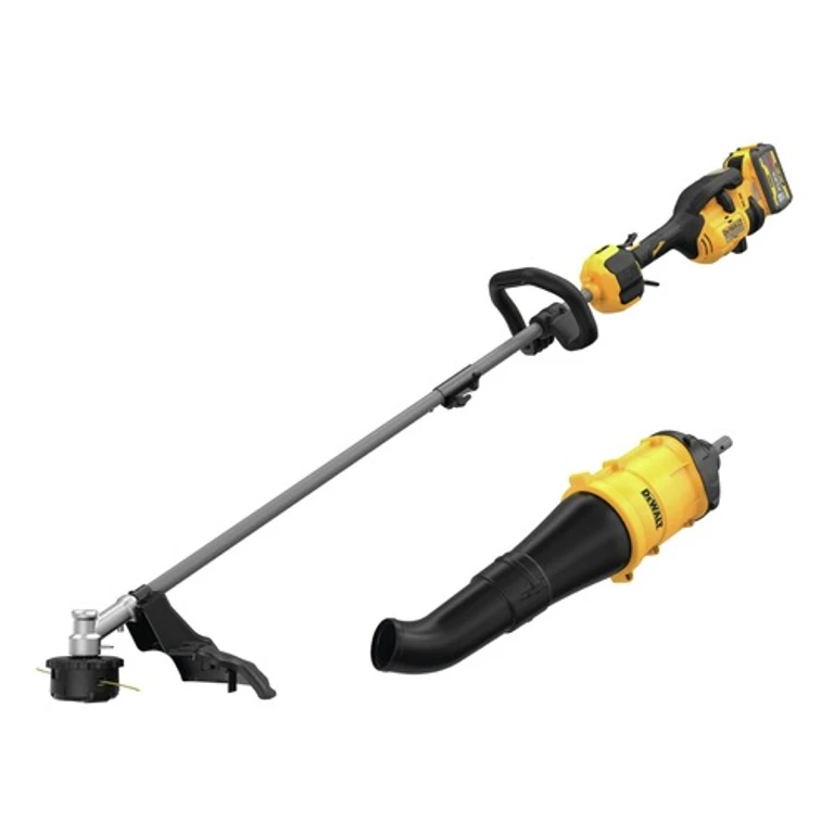 60V MAX Brushless Lithium-Ion 17 in. Cordless String Trimmer Kit (9 Ah) and Universal Blower Attachment Bundle