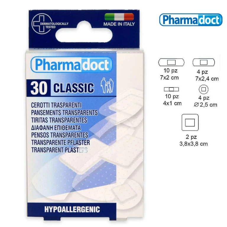 Assorted Transparent Patches 30 Pieces