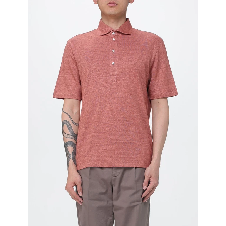 Linen and Cotton Polo Shirt (MR8273915C694)