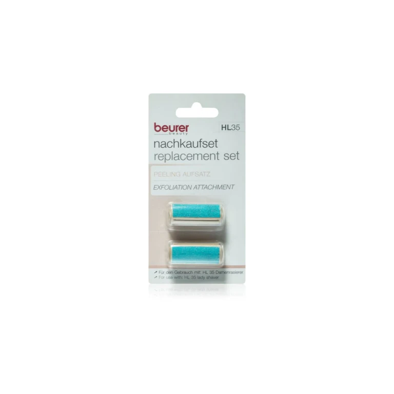Replacement exfoliating attachment for the HL 35 women's razor