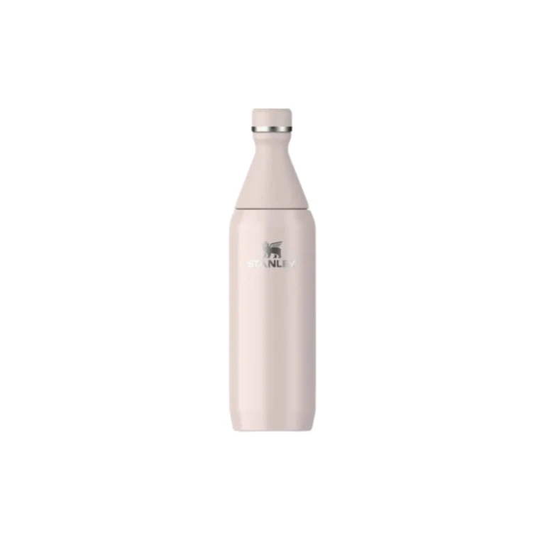 All Day Slim Stainless Steel Water Bottle Rose Quartz 600ml