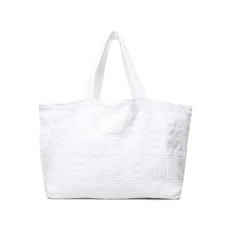 Twin Beach Logo Shopping Bag White > Tote
