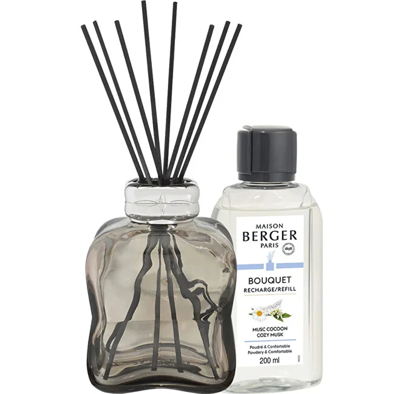 Gift Set Cozy Brown Aroma Diffuser + Cozy Musk Refill 200 Ml