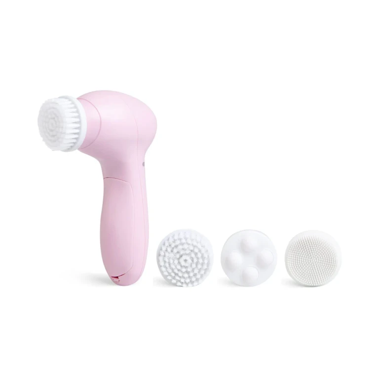 Electric brush with two speeds, dual use: facial cleansing; facial massage