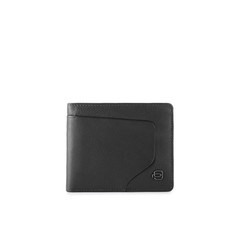 , Akron PU3891AOR-N Black Leather Wallet for Men