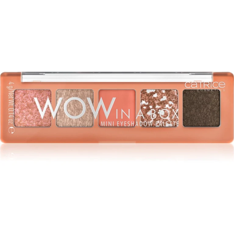 Wow In A Box Mini Eyeshadow Palette 010-Peach Perfect 4g