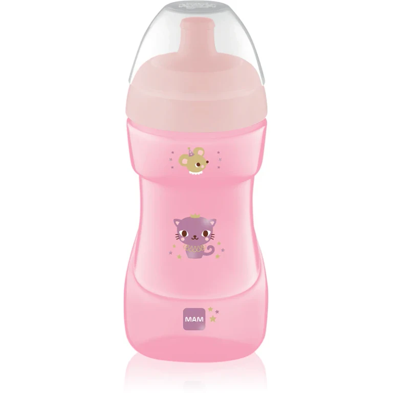 Sports bottle for children Pink 330 ml