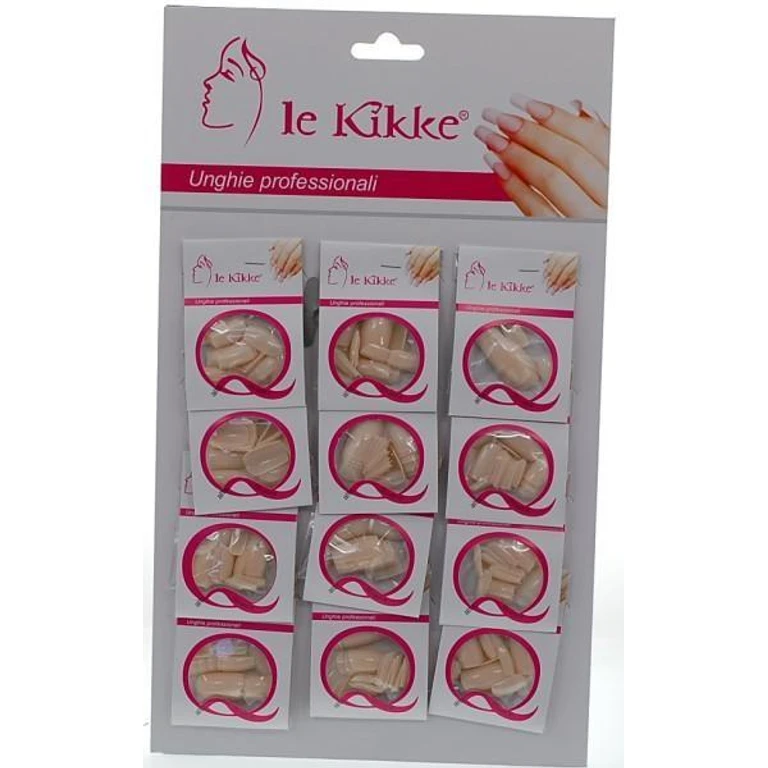 card 12 envelopes 24pcs natural nails