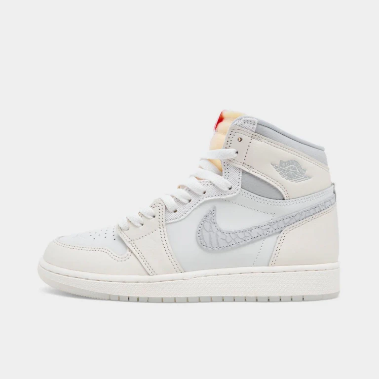 [ih4281-100] Grade School Air Jordan Retro 1 High Og 'sail University Red'
