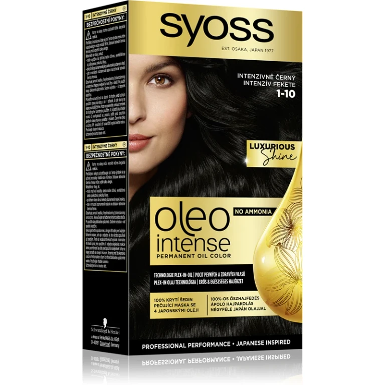 Intense Oil Oil permanent hair dye 50 ml 1-10 Intense black