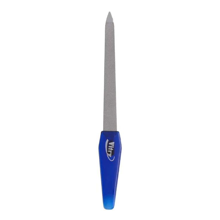 Sapphire Blue Stainless Steel Nail File 13cm