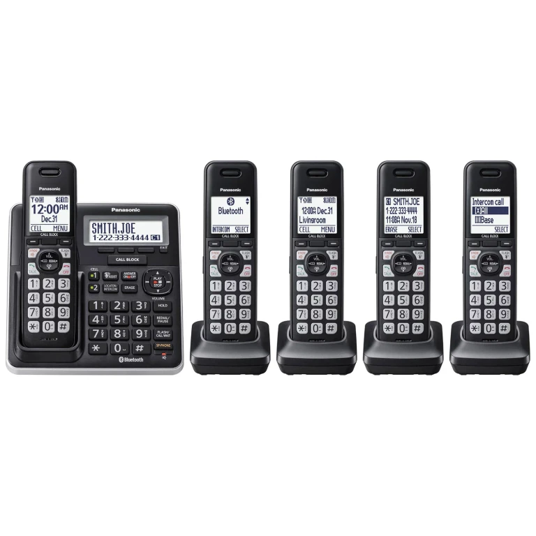 KX-TGF775S Link2Cell DECT 6.0 Expandable Cordless Phone System