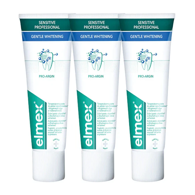Whitening Toothpaste for Sensitive Teeth Trio 3x 75 ml