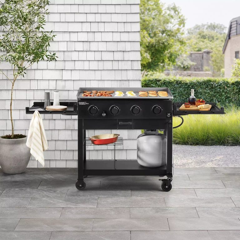 4-Burner Propane Gas Griddle w/ Cover
