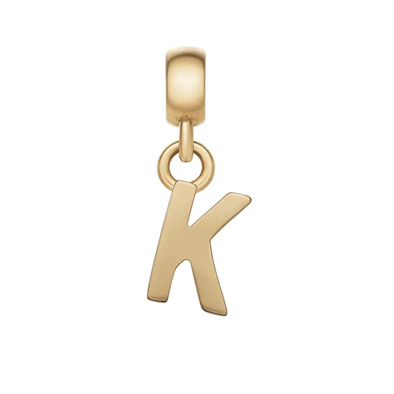 Gold-Plated Pendant with Letter "K" Dw00400494