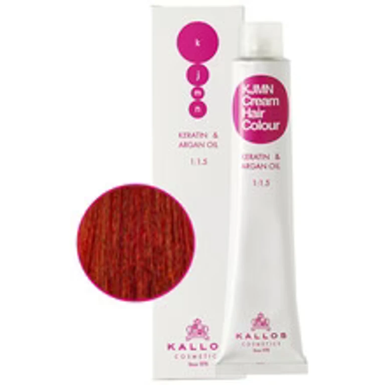 KJMN Keratin and Argan Oil Hair Color Cream 100ml 8.34I Intense Copper Red