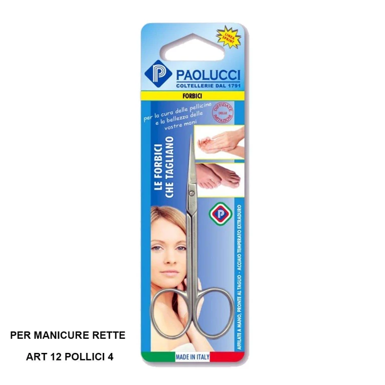 Tesoura reta para manicure