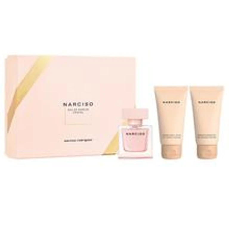 Narciso Eau de Parfum Cristal Gift set eau de parfum 50 ml, body lotion 50 ml and shower gel 50 ml - 50 ml