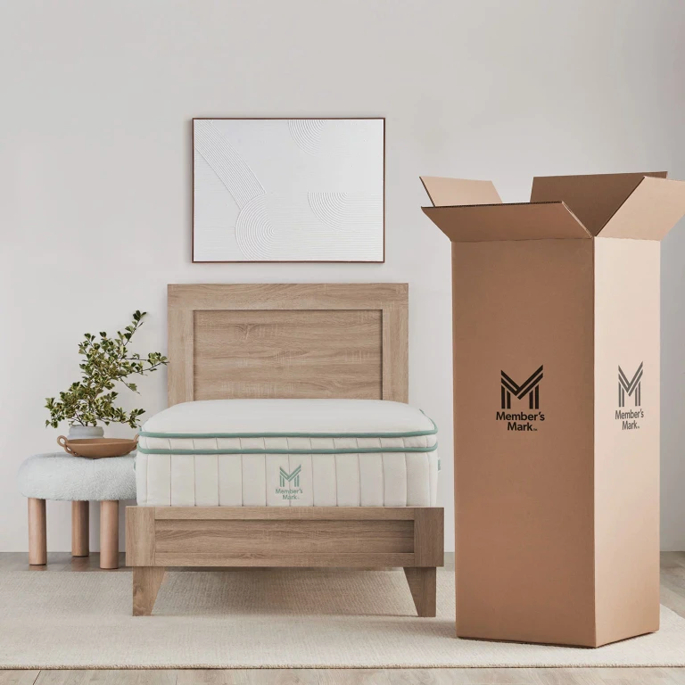 Organic Hybrid Twin Mattress - Medium:- Twin