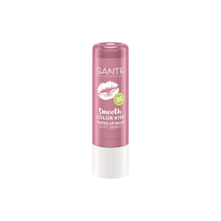 Smooth tinted lip balm Kiss, soft Berry (4,80 ml)
