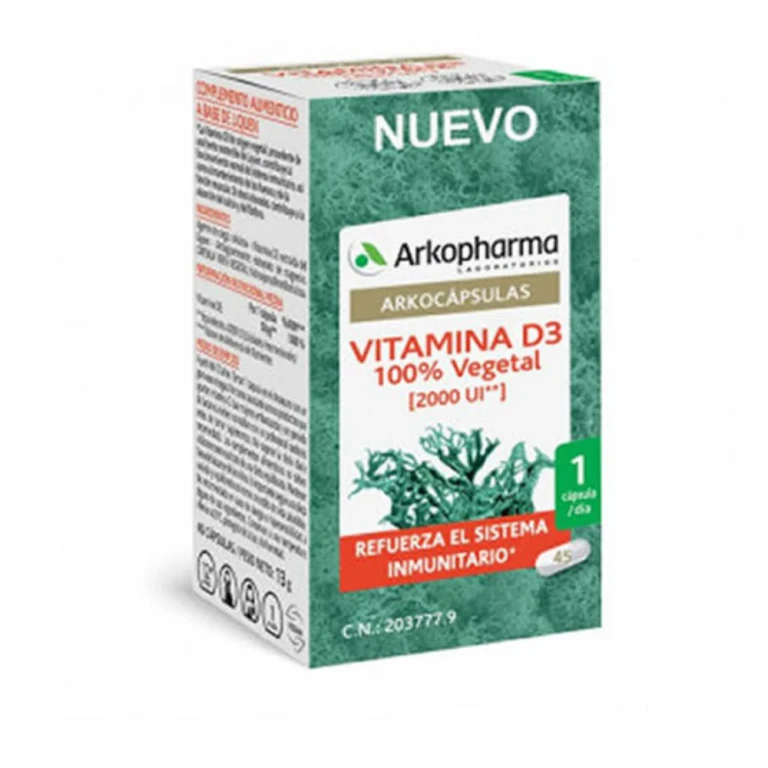Arkocapsule Vitamin D3 45 capsules