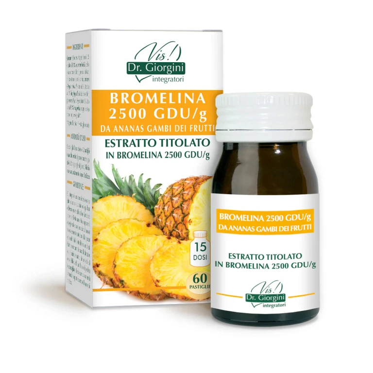 Bromelain 2500 gdu/g from pineapple 30 g - 60 tablets of 500 mg