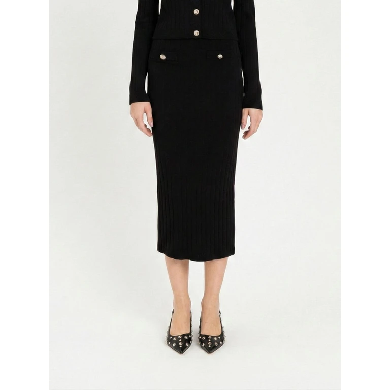 Knit Midi Skirt (261AP311313227)