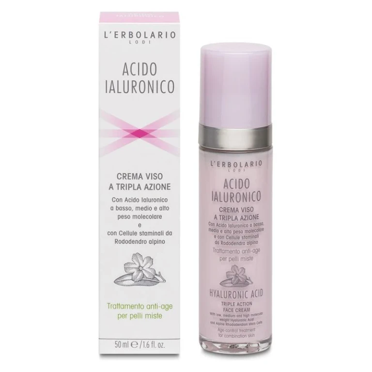 Hyaluronic Acid Triple Action Face Cream Mist for Skin 50 ml