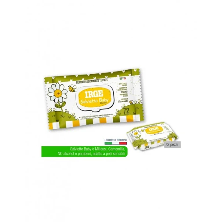 Irge Wipes 72 Pieces Chamomile