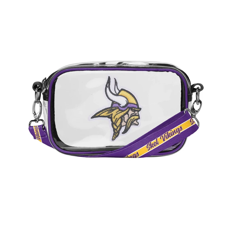 Minnesota Vikings Clear Crossbody Bag